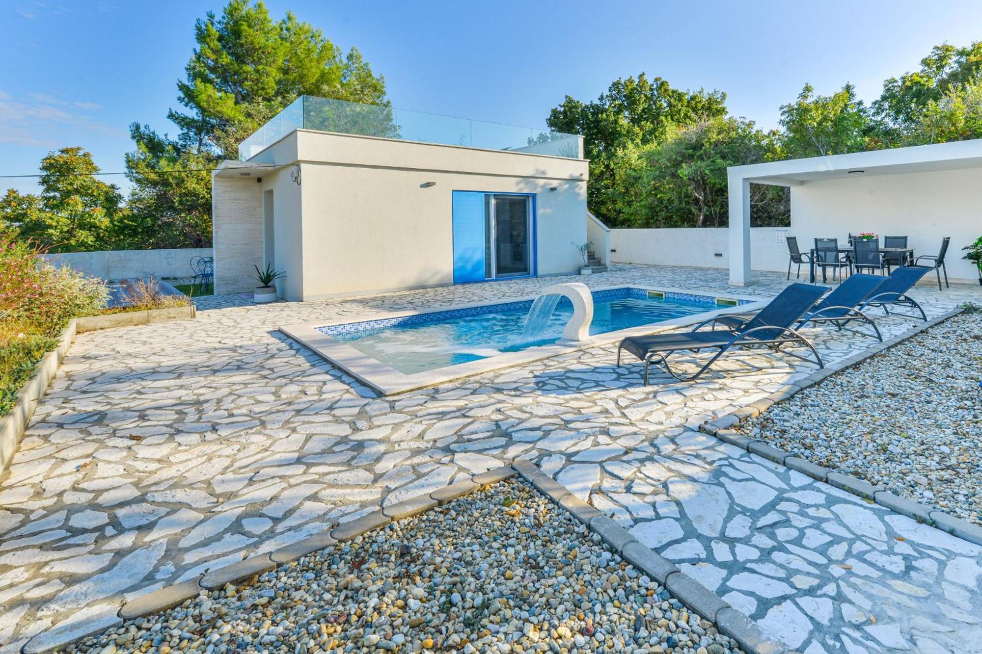 Villa Anna With Pool, Zadar County วินเยราซ ภายนอก รูปภาพ