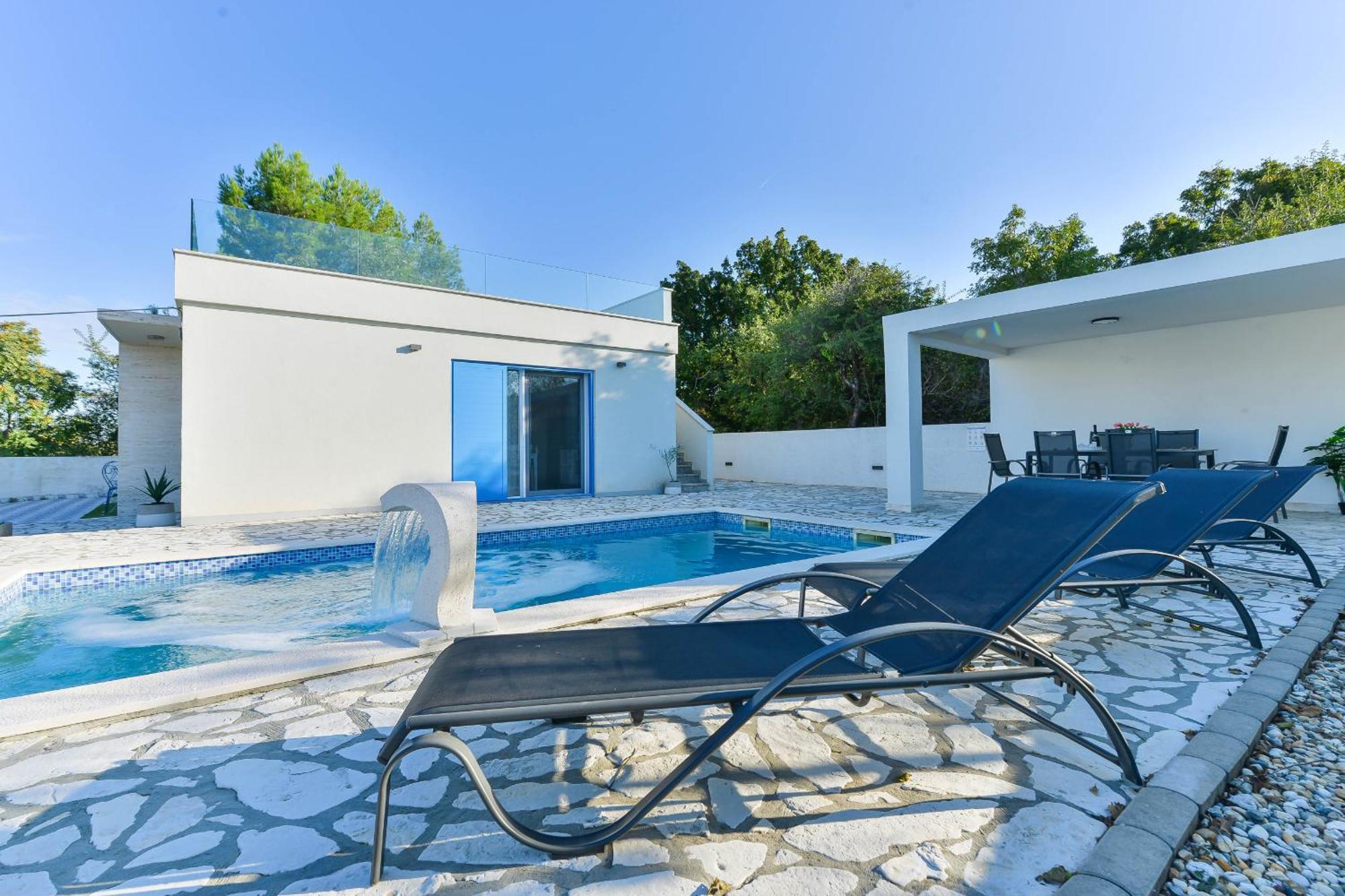 Villa Anna With Pool, Zadar County วินเยราซ ภายนอก รูปภาพ